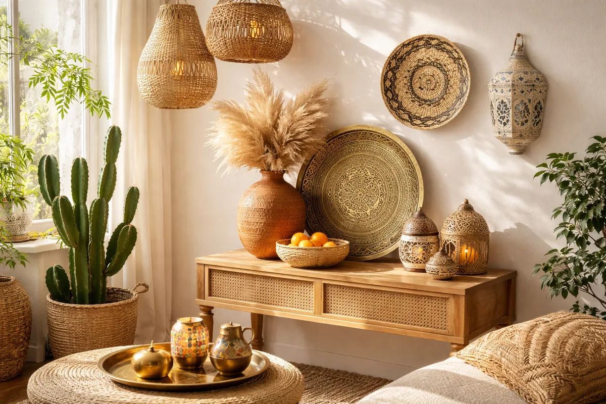 Comment choisir des objets de décoration artisanaux marocains pour une maison chaleureuse