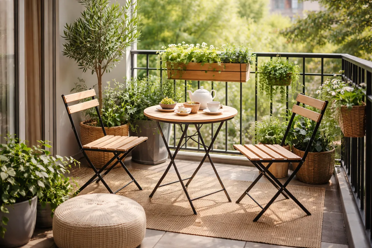 Comment choisir des meubles de jardin pour un petit balcon