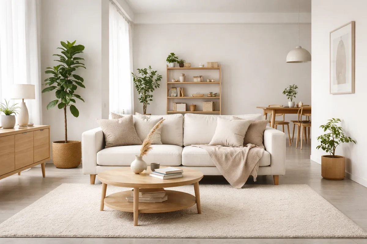 Créer un espace de vie minimaliste et fonctionnel