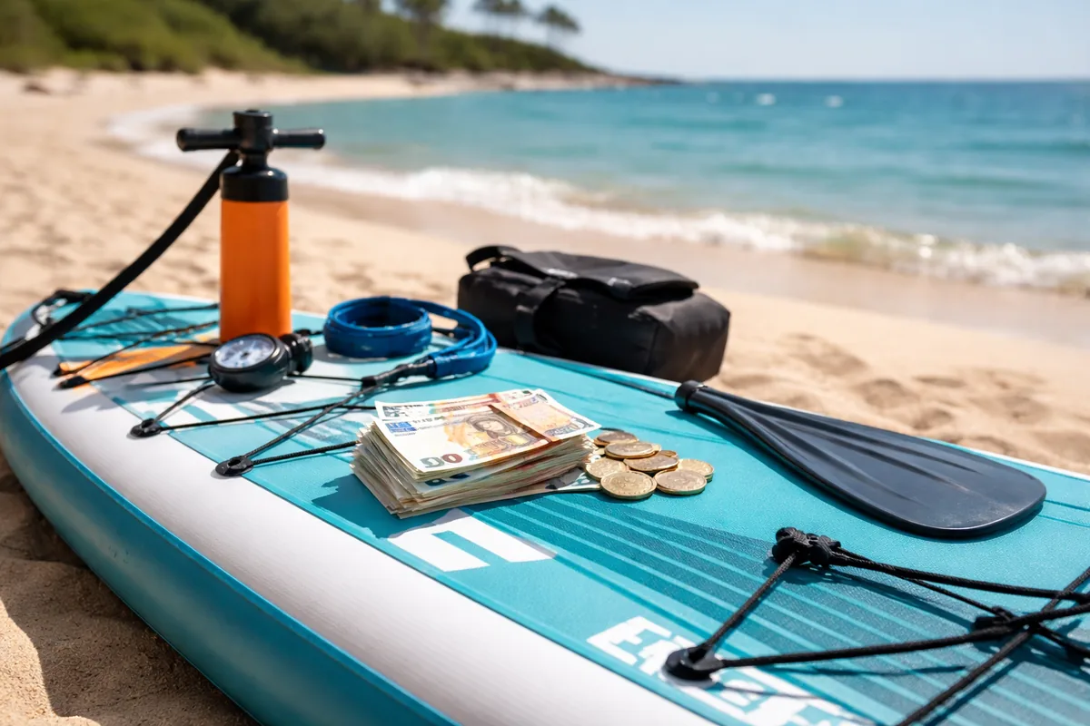 Quel budget prévoir pour acheter un paddle gonflable et ses accessoires ?
