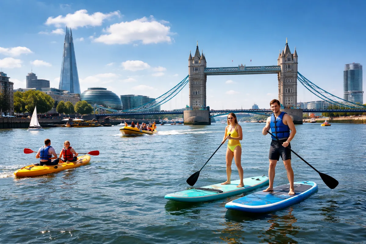 Les activités nautiques à Londres pour une expérience inoubliable