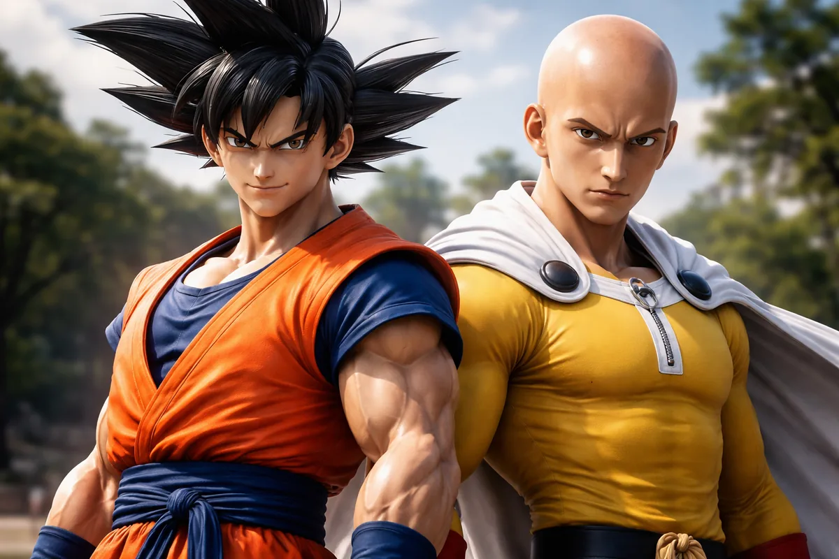Comment Goku et Saitama se distinguent dans leur univers d'anime et manga